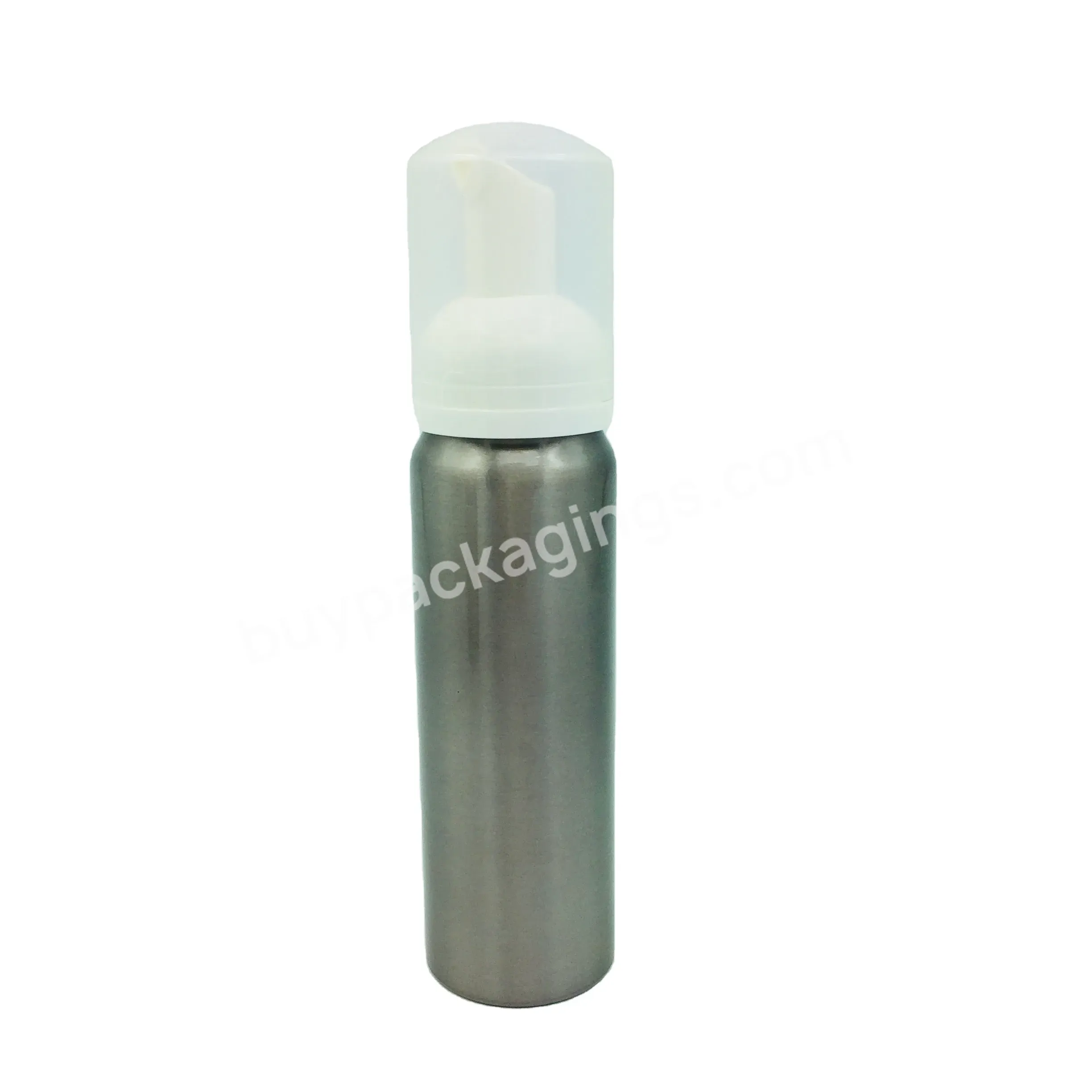 Oem 200/250/300/400/500ml Empty Cosmetic Aluminum Foam Soap Pump Bottle