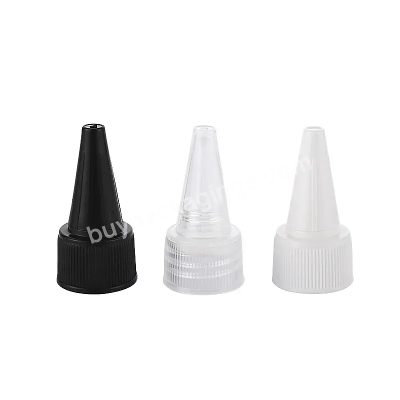 Oem 20/410 24/410 Plastic Pointed Mouth Lid Screw Lid For High Quality Lid Wholesale