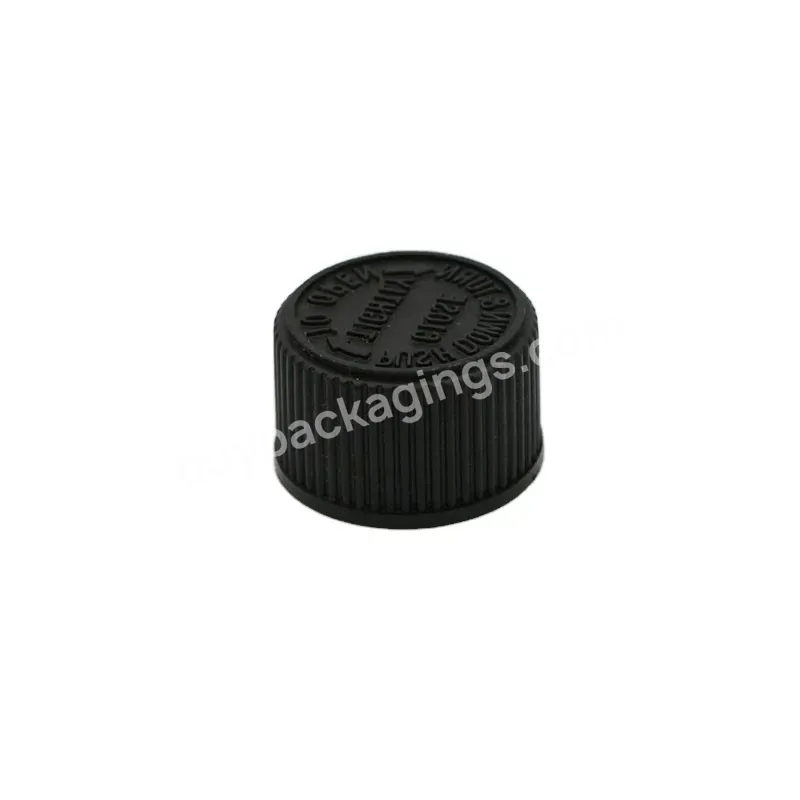 Oem 20/410 Black Cr Cap,Childproof Cap Manufacturer/wholesale