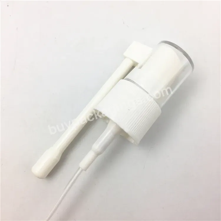 Oem 20/410 Plastic White Pp Oral Srayer With Long Nozzle For Medicine - Buy 20/410 Oral Sprayer,Oral Sprayer,Pp Oral Sprayer For Medicine.