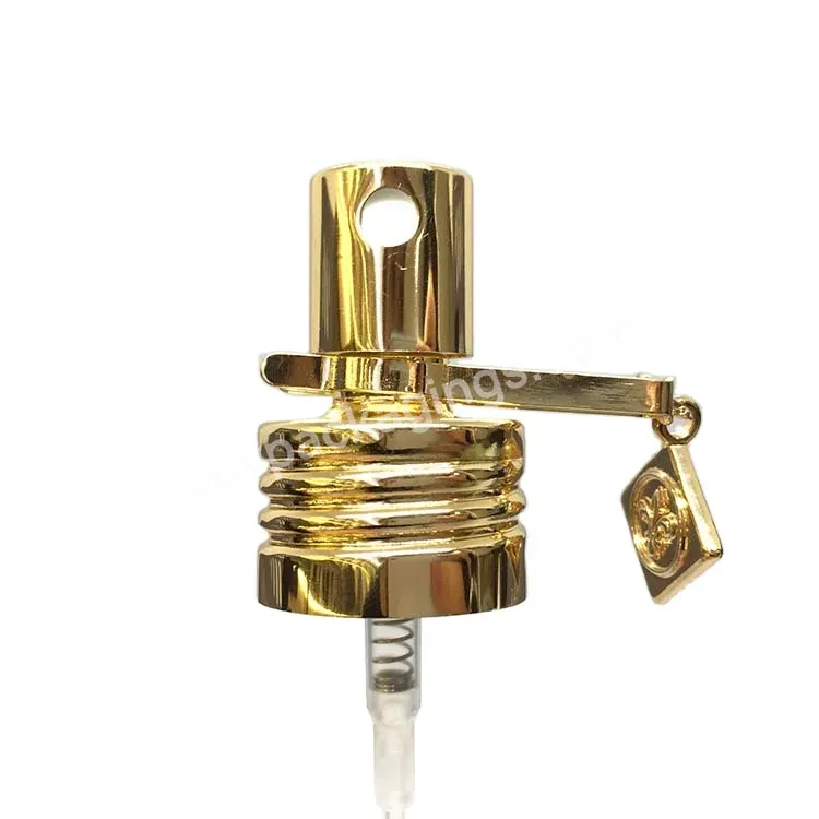 Oem 24/410 Aluminum Fine Mist Sprayer Screw Thread Aluminum Perfume Sprayer With Metal Clip