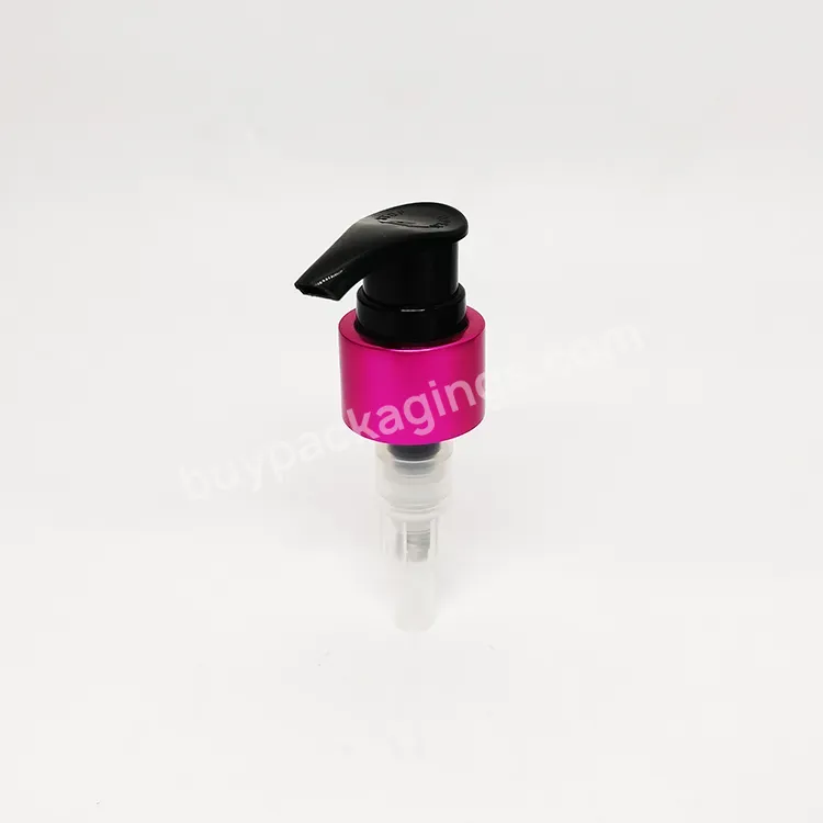 Oem 24/410 Aluminum Plastic Lotion Pump Screw To Lock Pop Up Pump Lotion Shampoo Soap Dispenser Pump