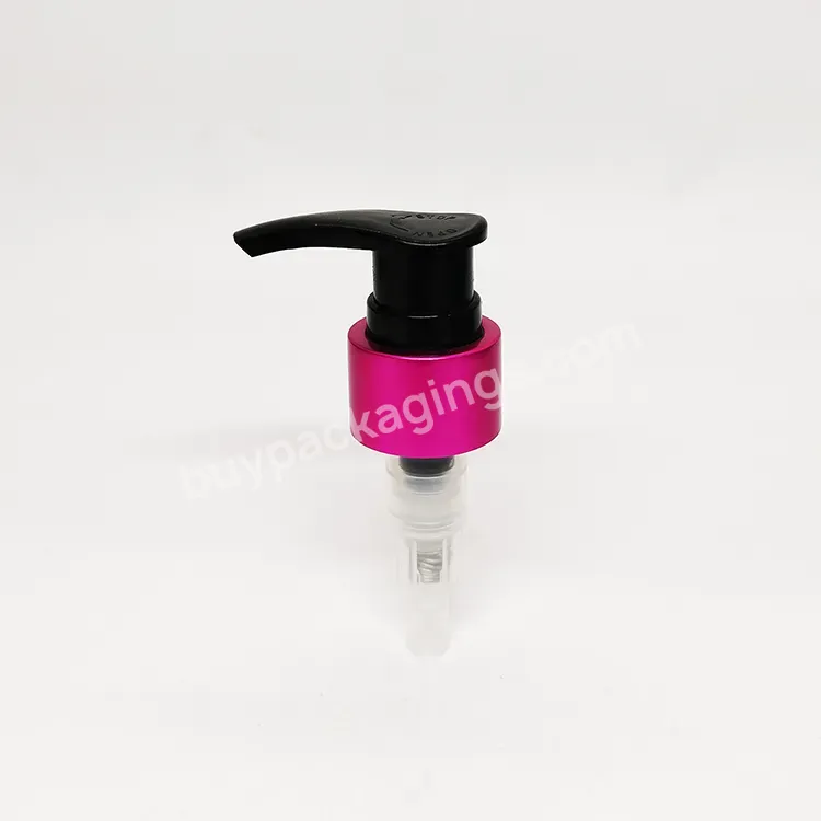 Oem 24/410 Aluminum Plastic Lotion Pump Screw To Lock Pop Up Pump Lotion Shampoo Soap Dispenser Pump