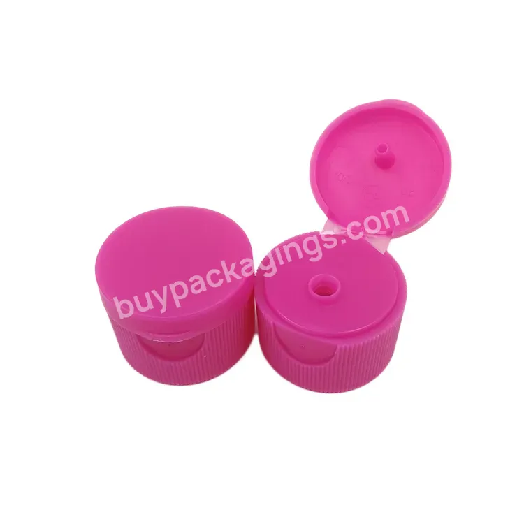 Oem 24/410 Frost Pink Ribbed Flip Top Cap