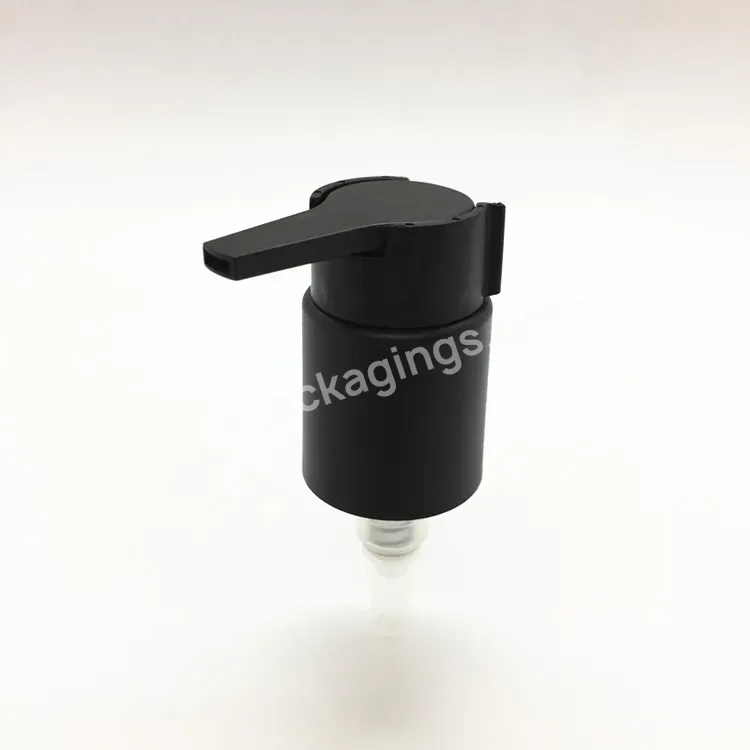 Oem 24/410 Long Nozzle Matte Black Plastic Cosmetic Cream Treatment Dispenser Pump Manufacturer/wholesale