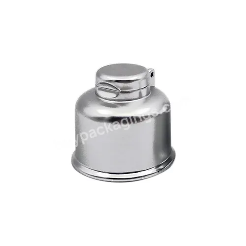 Oem 24/410 Matt Silver Bell Shaped Flip Top Cap For Body Oil