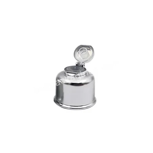 Oem 24/410 Matt Silver Bell Shaped Flip Top Cap For Body Oil