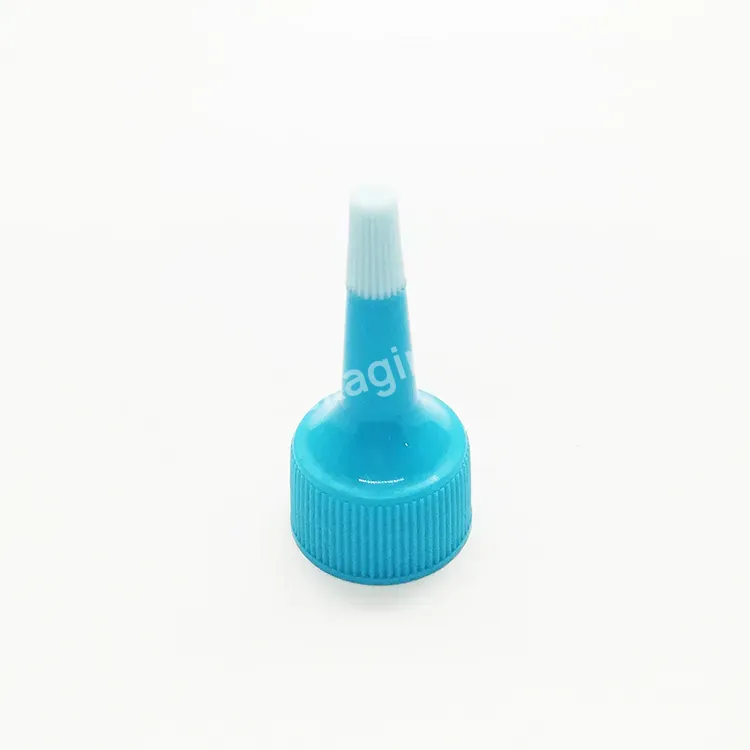 Oem 24/410 Plastic Screw Lids Pointed Nozzle Screw Lids Long Nozzle Glue Dropper Lids Manufacturer/wholesale