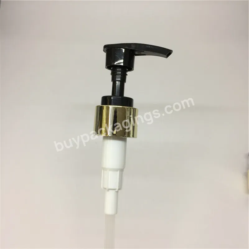 Oem 24/410 Shiny Light Gold Plated Twist Screw Body Lotion Dispenser Pump Manufacturer