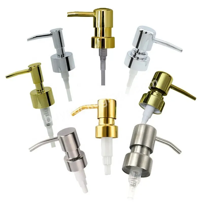 Oem 24mm 28mm Metal Stainless Steel Soap Lotion Dispenser Pumps