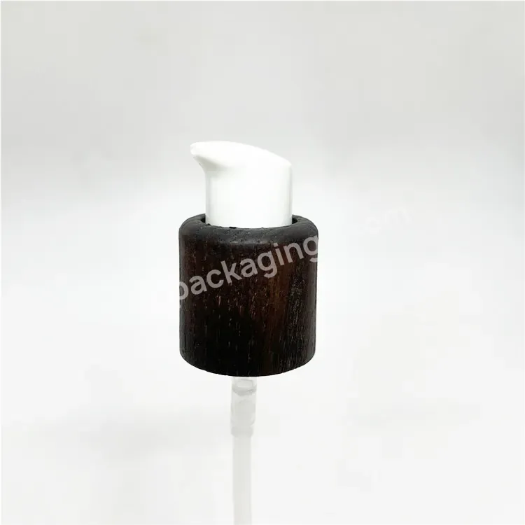 Oem 24mm Luxury China Wooden Cosmetic Fine Mist Water Sprayer Pump