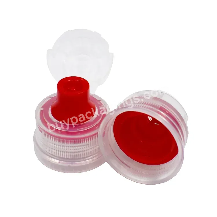 Oem 28/1810 1881 30 Tamper Evident Sports Water/beverage / Fruit Juice Flip Top Cap Plastic Bottle Pco Cap