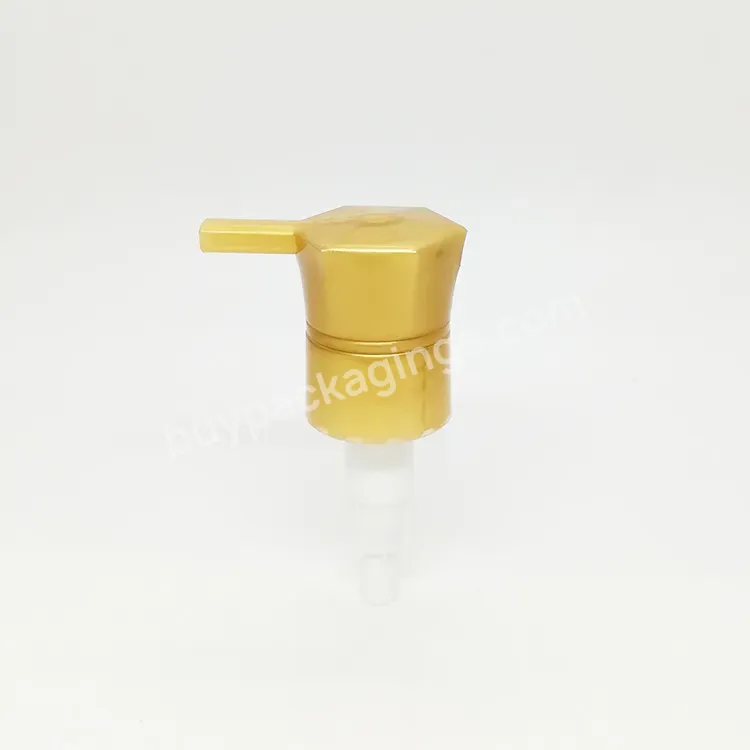 Oem 28/410 Plastic Lotion Pump Shampoo Soap Dispenser Pump Hexagon Shape Actuator Lotion Pump Head