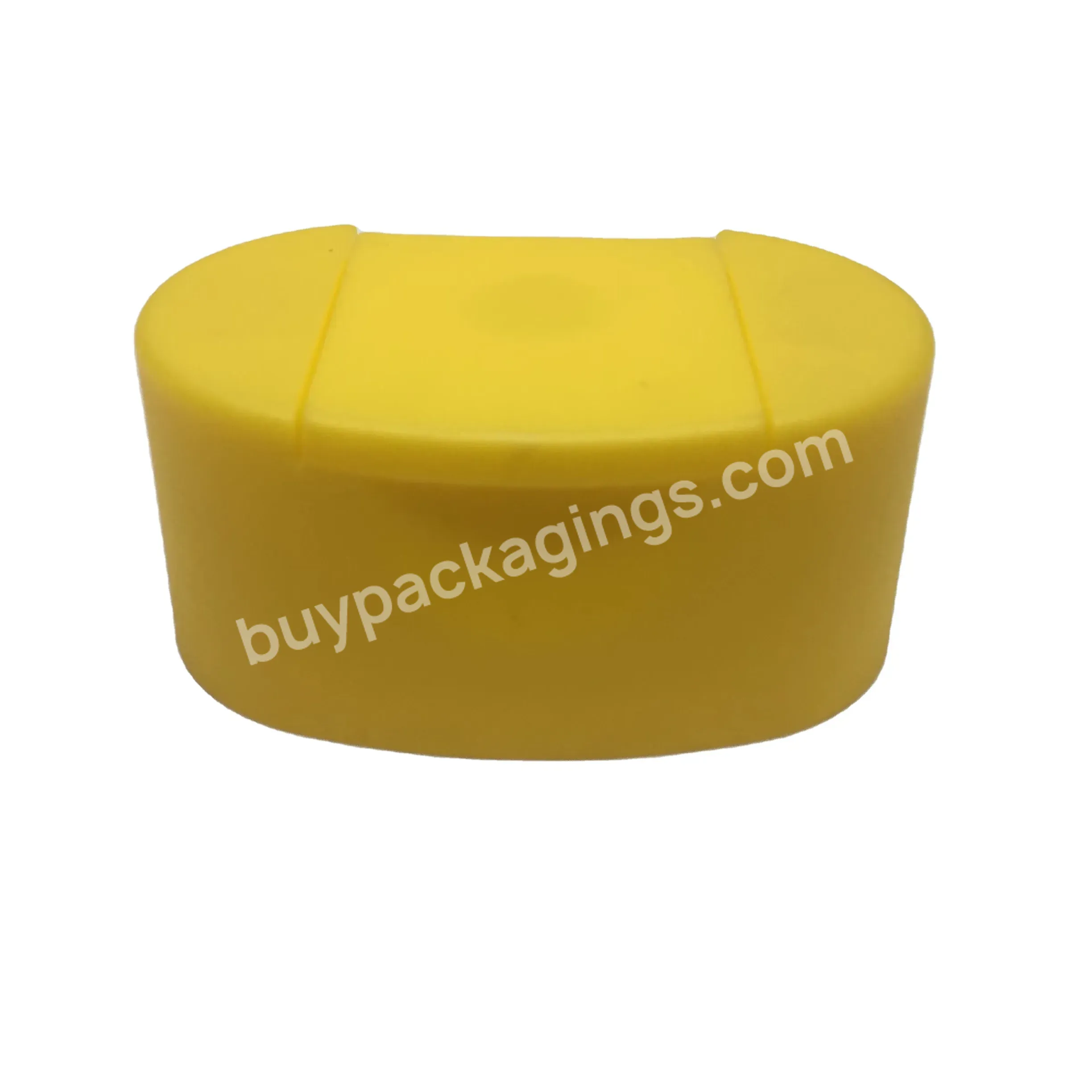 Oem 28mm Yellow Flip Top Cap For Ketchup Plastic Honey Bottle Cap