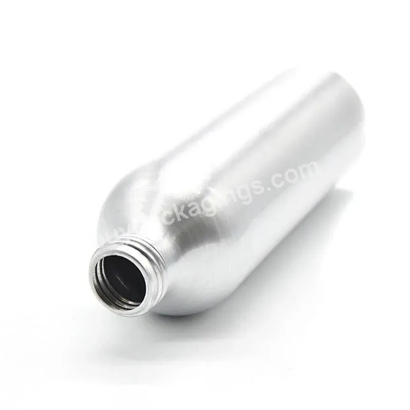 Oem 30ml 50ml 100ml 120ml 150ml 250ml Empty Metal Silver Oil Aluminum Screw Cap Bottle Skin Care Lotion Bottle