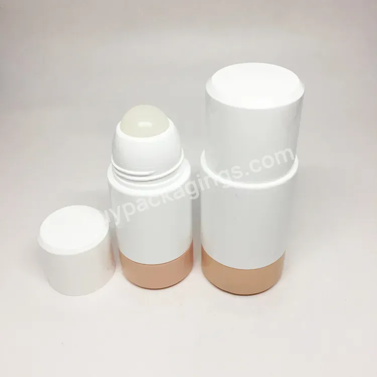 Oem 30ml 50ml Plastic Roller Plastic Roll On Perfumer Empty Bottle With Dome Cap - Buy 50ml Plastic Roller Roll On Bottle,Pp Roll On Container 50ml,50ml Pp Roll On Bottle With Dome Cap.