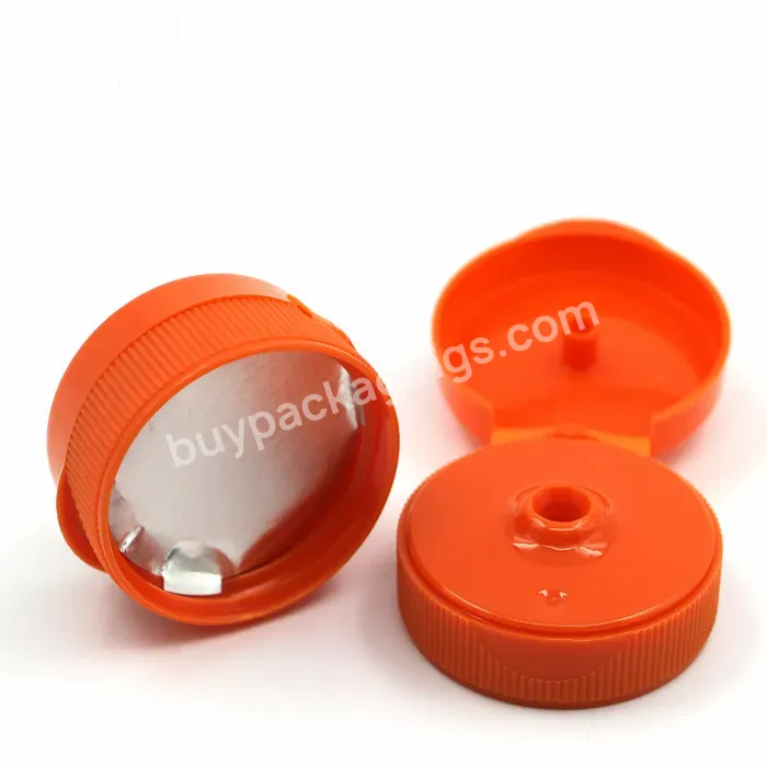 Oem 38mm Matte Surface Squeeze Bottle Flip Top Cap 38-400 Ribbed Side Bottle Lid For Cosmetic Bottle