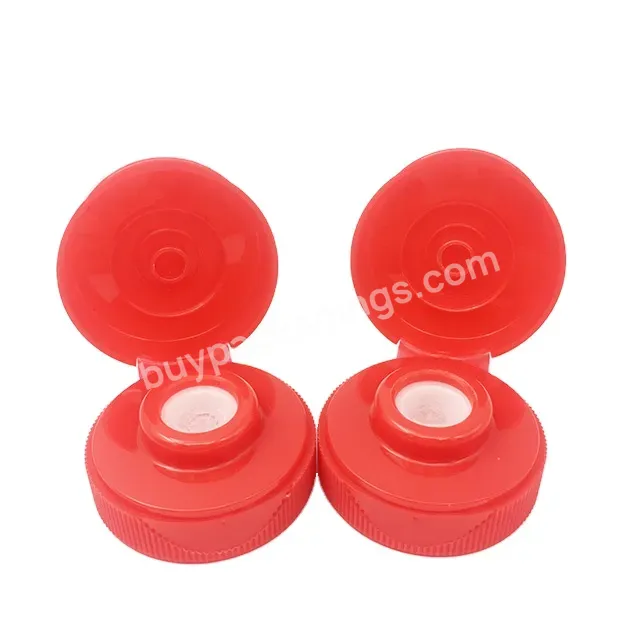 Oem 38mm Screw Flip Cap With Silicone Valve For Squeeze Honey Bottle