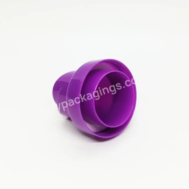 Oem 47mm Flower Shape Plastic Screw Lid Laundry Detergent Bottle Screw Lid Bottle Stopper