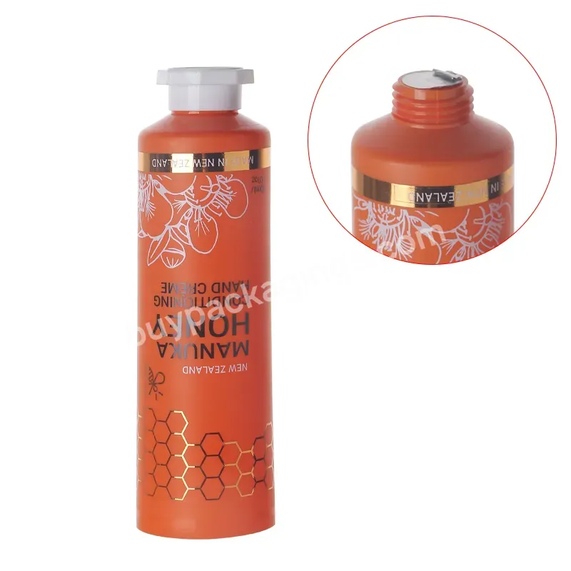 Oem 50g Plastic Hand Cream Tube With Octangle Cap