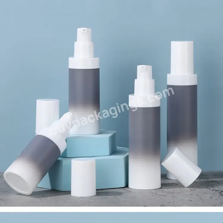 Oem 50ml Pp Plastic Airless Bottle Wholesale Eco Friendly New Design Cosmetic Bottle Manufacturer