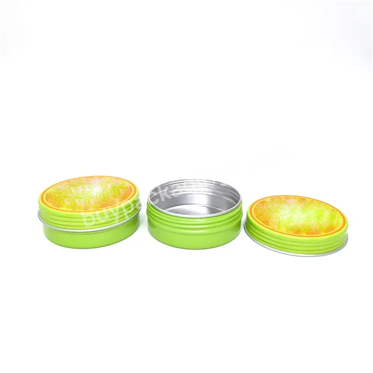 Oem 5g 10g 30g 50g Cosmetic Packaging Cream Jar Can Aluminum Cosmetic Face Cream Lip Balm Green Aluminum Jars Cans Manufacturing