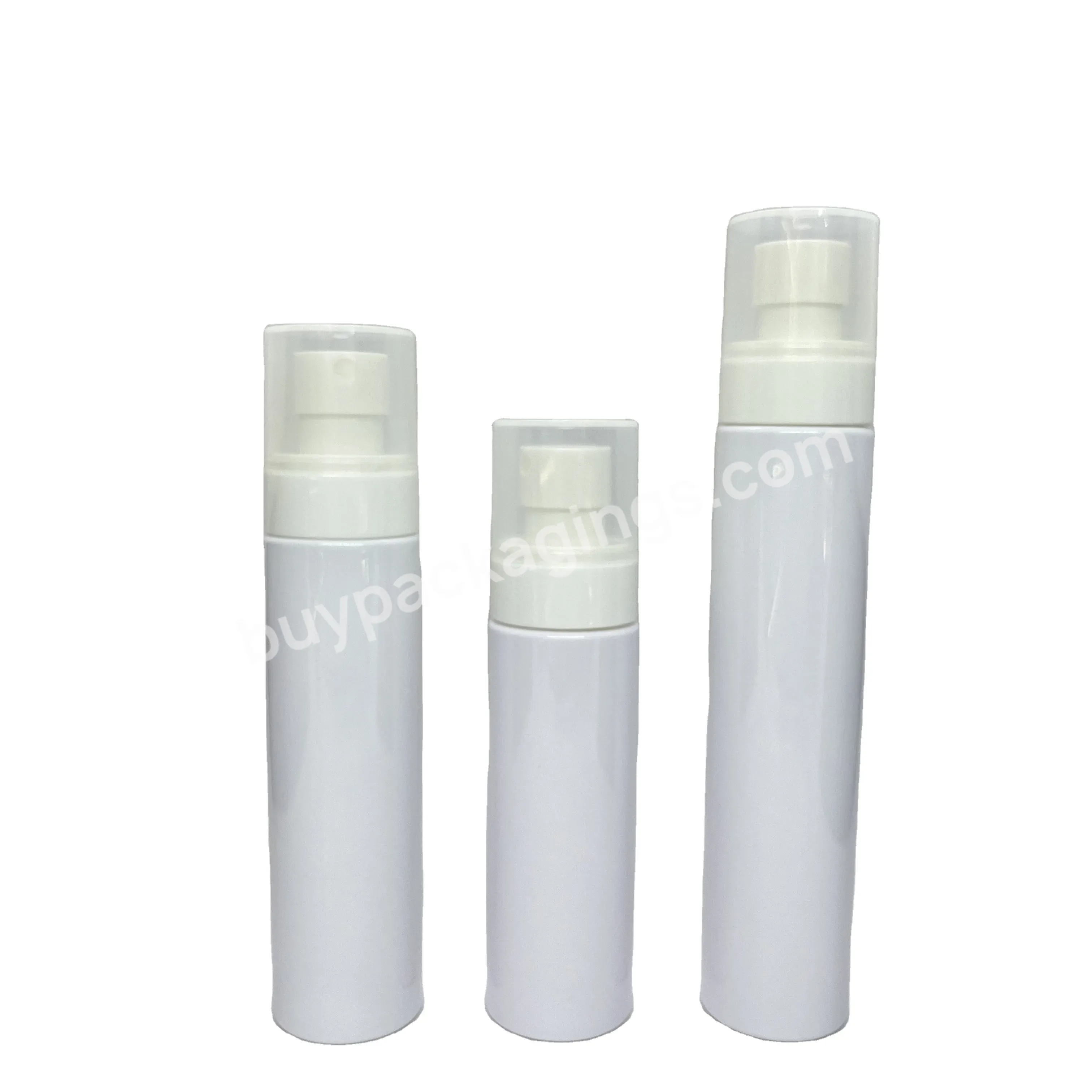 Oem 60ml 80ml 100ml 120ml Cosmetic Plastic White Fine Mist Travel Portable Bottle Perfume Spray Bottle Skincare Bottle