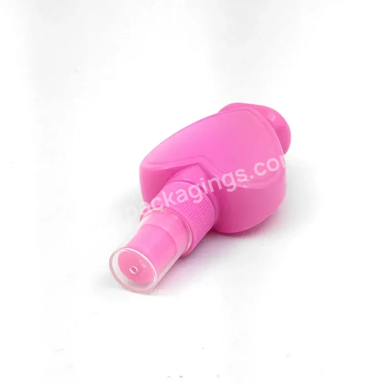 Oem 60ml Pink Cute Heart Shaped Plastic Spray Perfume Bottle