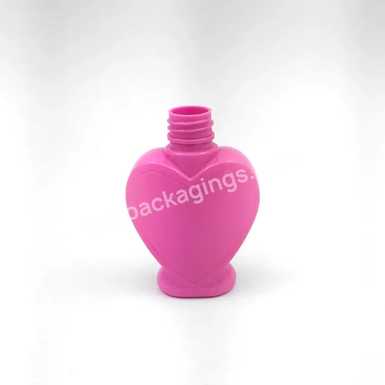 Oem 60ml Pink Cute Heart Shaped Plastic Spray Perfume Bottle