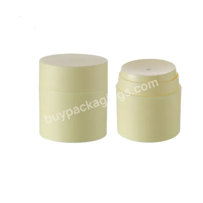 Oem Airless Cream Jars Refillable Vacuum Foundation Bottle 50g