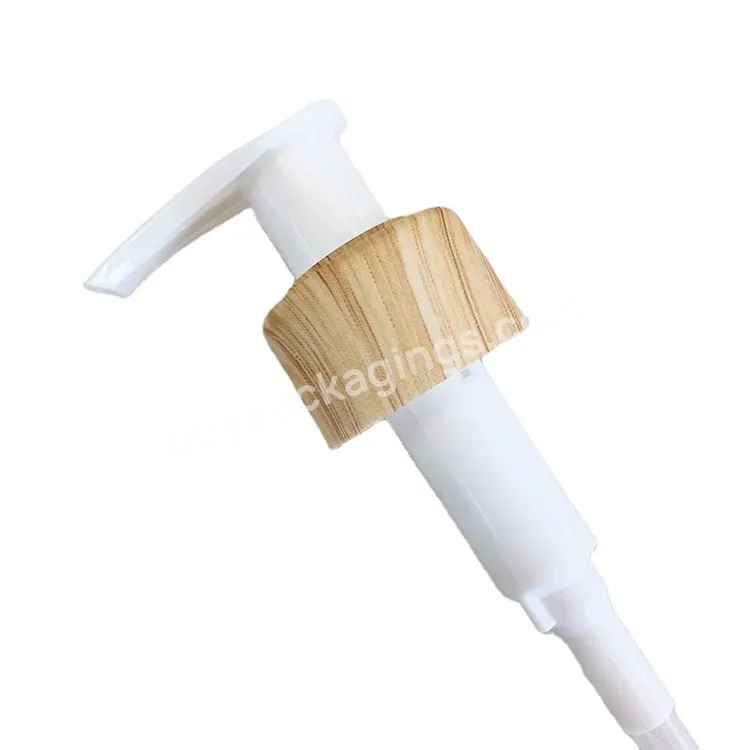 Oem Bamboo Color Plastic Shampoo Bottle Pump 24/410