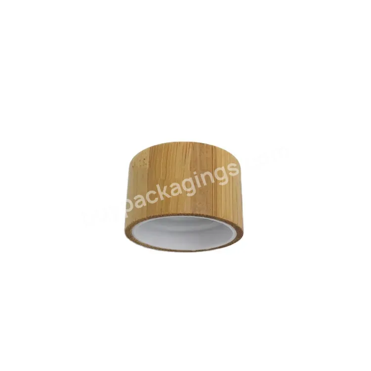 Oem Bamboo Screw Cap Glass Bottle Reed Diffuser Cap 28/410 Manufacturer/wholesale