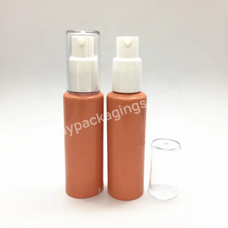 Oem Biodegradable Tube Packaging Sugar Cane Pcr Tube Cosmetics Airless Cream Tube With Pump Lid