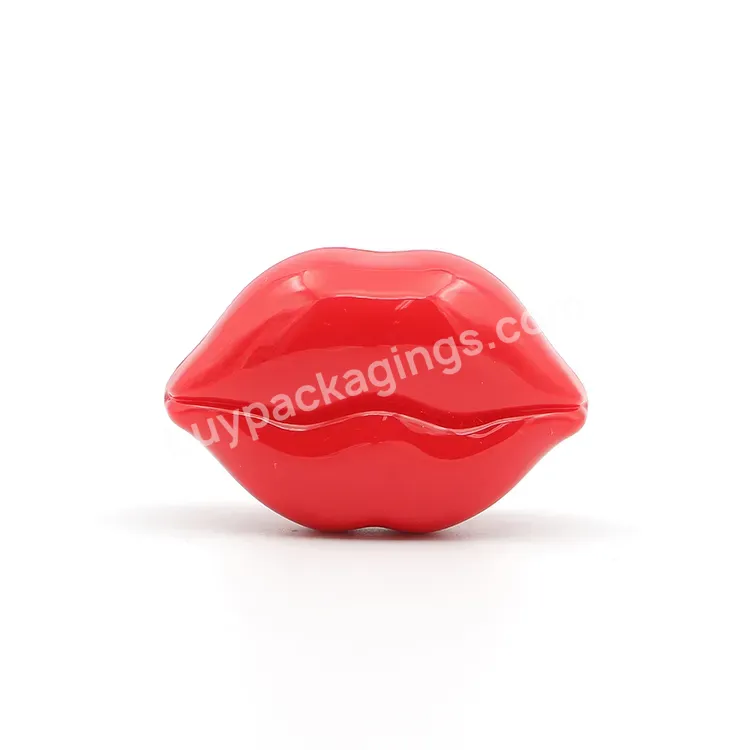 Oem Bionic Lip Shape 10g Plastic Cosmetic Lip Balm Container Ointment Pot Skincare Cream Jar Manufacturer/wholesale - Buy 10g Lip Balm Container,Skincare Cream Jar,Ointment Pot.