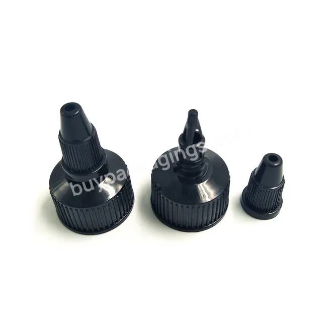 Oem Black Plastic Twist Off Cap,20/410 24/410 Twist Off Cap