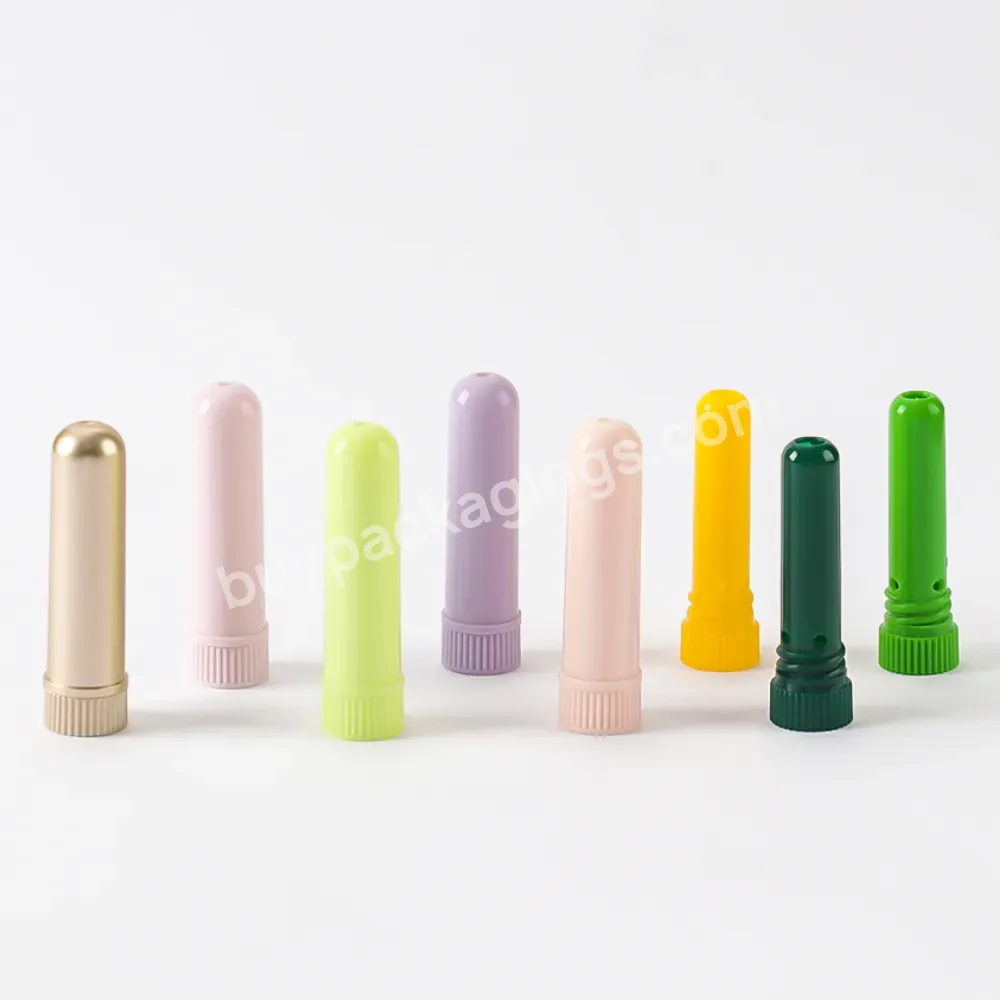 Oem Blank Essential Oil Nasal Inhaler Stick Tube Aromatherapy Inhaler Inhalation