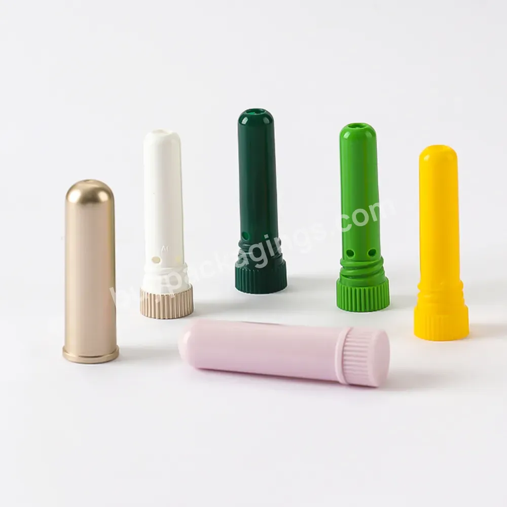 Oem Blank Essential Oil Nasal Inhaler Stick Tube Aromatherapy Inhaler Inhalation