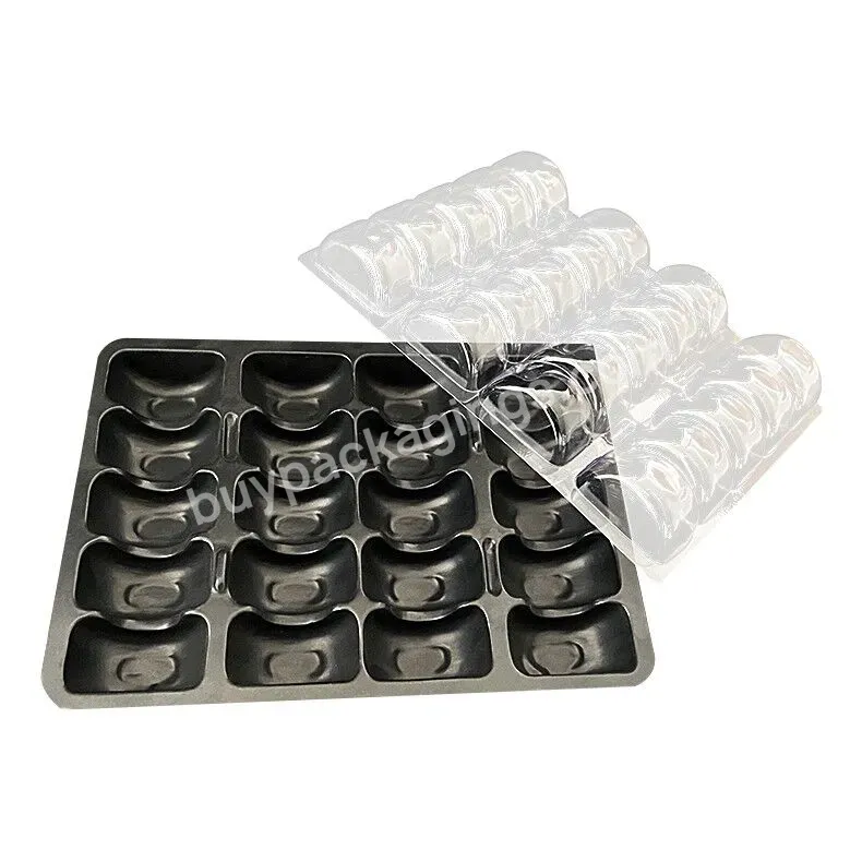 Oem Blister Packaging Manufacturers Mochi Donut Tray Macaron Blister Tray With Box Plastic Macaron