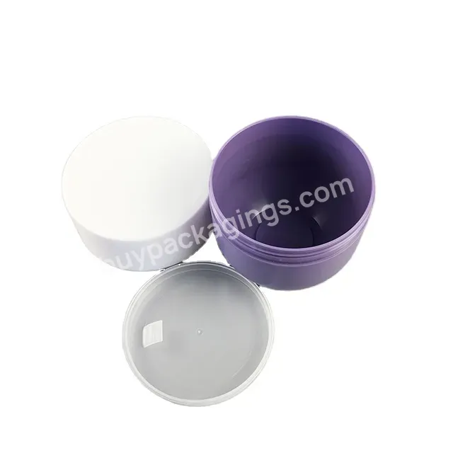 Oem Bowl Shaped Pp Matt Frost Surface Upside Down Pp Hair Cream Packaging Jar With Screw Lid 150ml 200ml 250ml 300ml