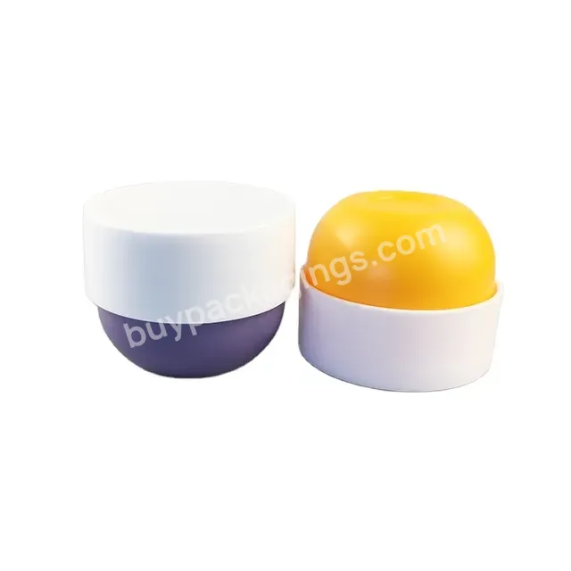 Oem Bowl Shaped Pp Matt Frost Surface Upside Down Pp Hair Cream Packaging Jar With Screw Lid 150ml 200ml 250ml 300ml