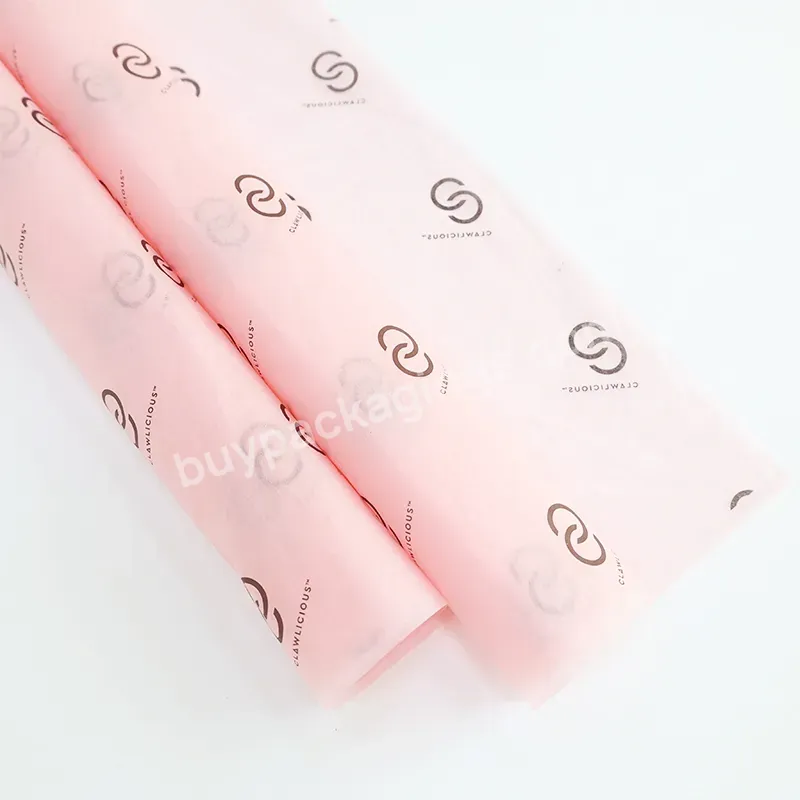 Oem Branded Wholesale Wrapping Pink Tissue Paper For Garment/bags Package - Buy Pink Tissue Paper,Tissue Paper Oem,Branded Tissue Paper Wrapping.