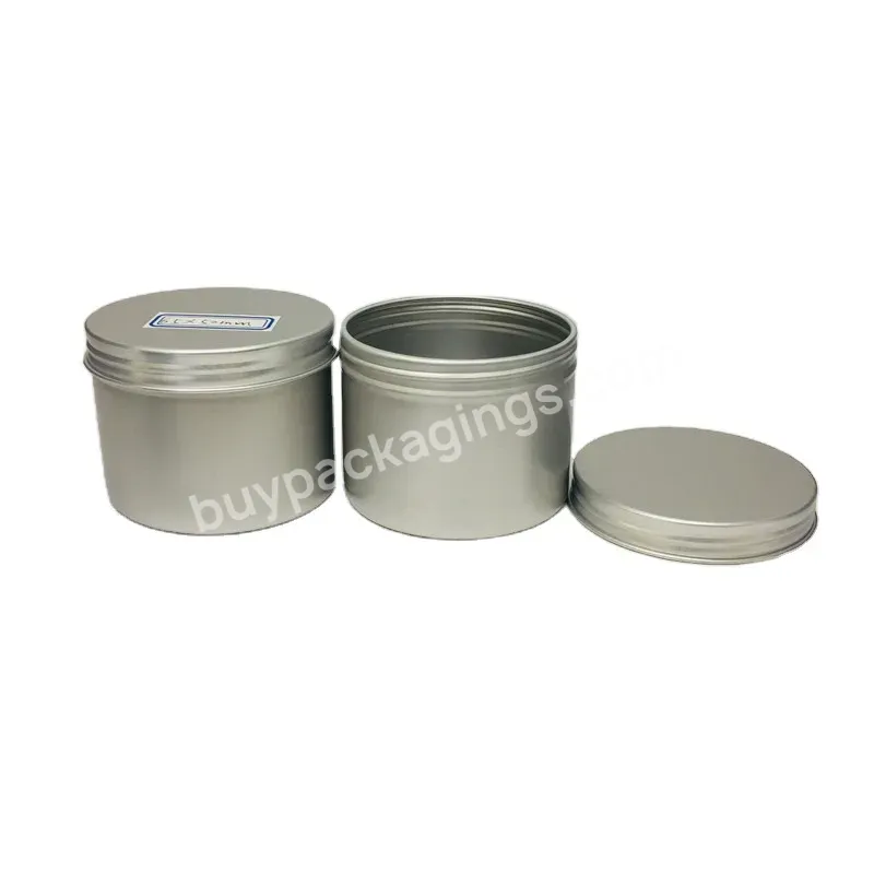 Oem Capacity 80ml 100ml Aluminum Jar Aluminum Cosmetic Jar Cream Container