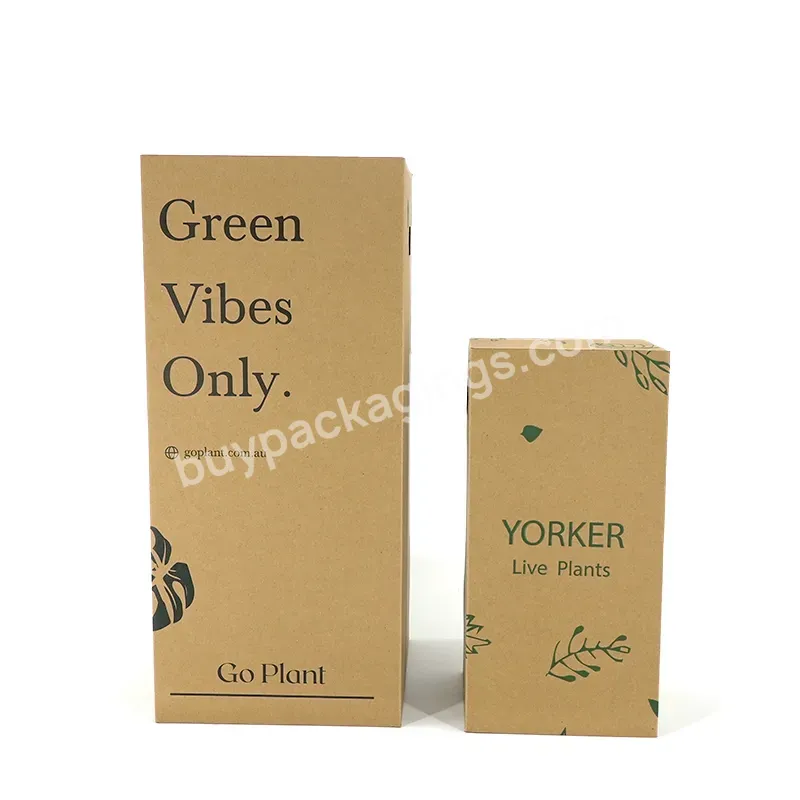 Oem China Factory Cardboard Luxury Custom Corrugated Paper Box Plants Nail Lipstick Cosmetics Packaging Carton Box