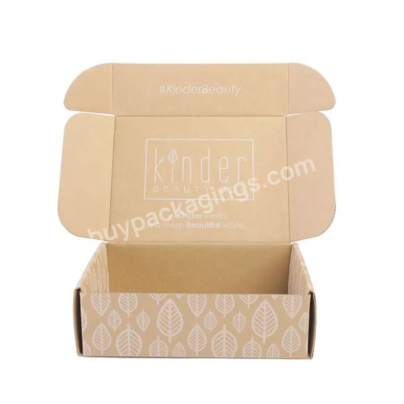 Oem Chinese Rigid Cardboard Luxury Chic Cute Custom Style Corrugated Paper Box Plants Nail Cosmetics Packaging Carton Box