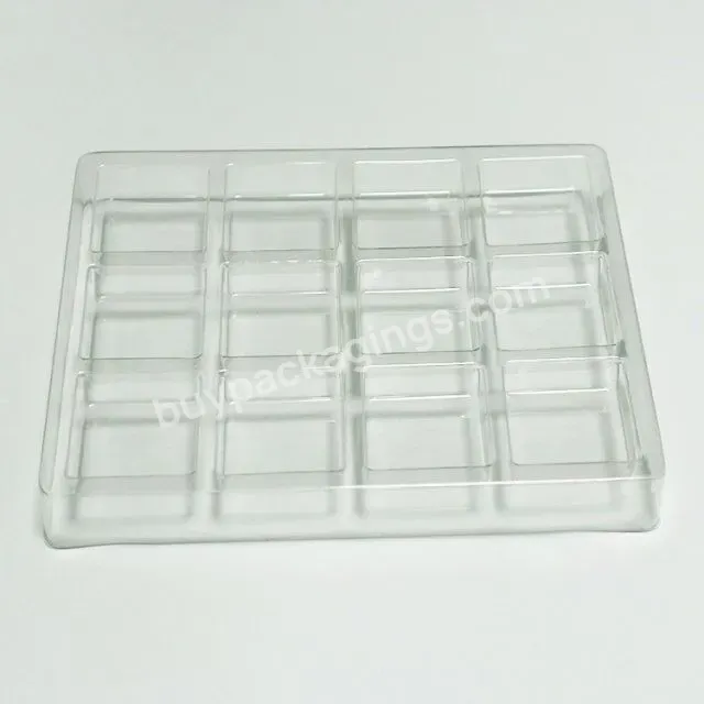 Oem Clear Thermoformed Chocolate Cavity Blister Packaging Insert Tray Food Plastic Customized Pet 10000pcs Accept Cn;gua