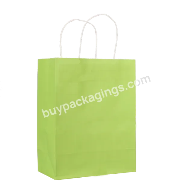 Oem Cmultifunction Soft Color Paper Bag With Handles Festival Gift Bag High Quality Shopping Bags Kraft Paper