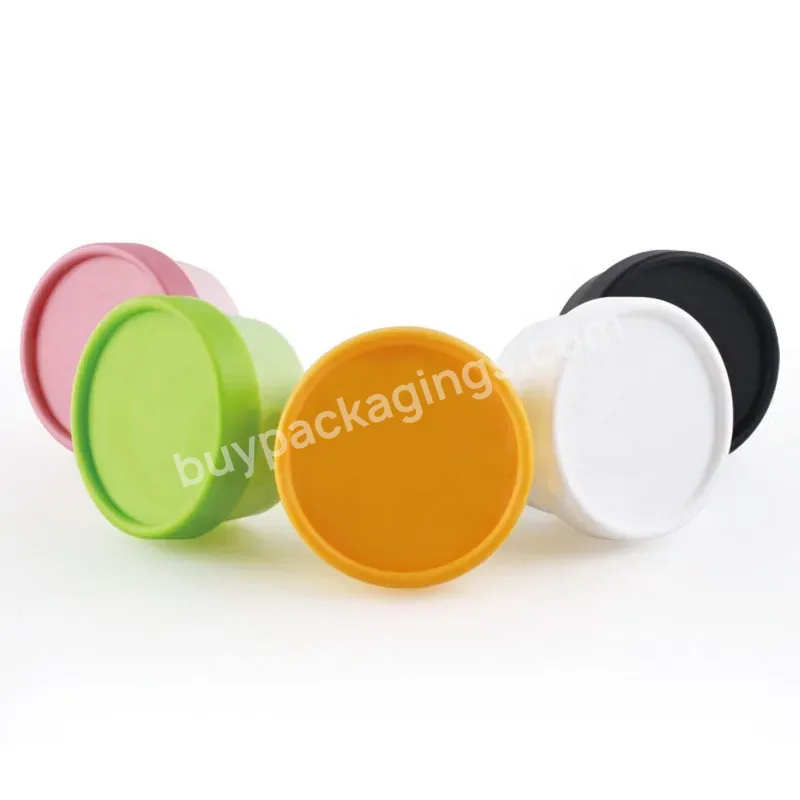 Oem Color Refillable Screw-on Lid Cosmetic Travel Container 100ml 200ml 8oz 500ml Empty Plastic Body Butter Lotion Cream Jar