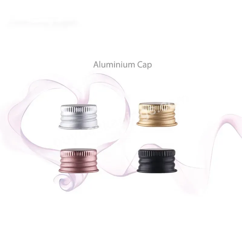 Oem Cosmetic Accessories For Bottles Aluminum Metal Screw Cap Lid