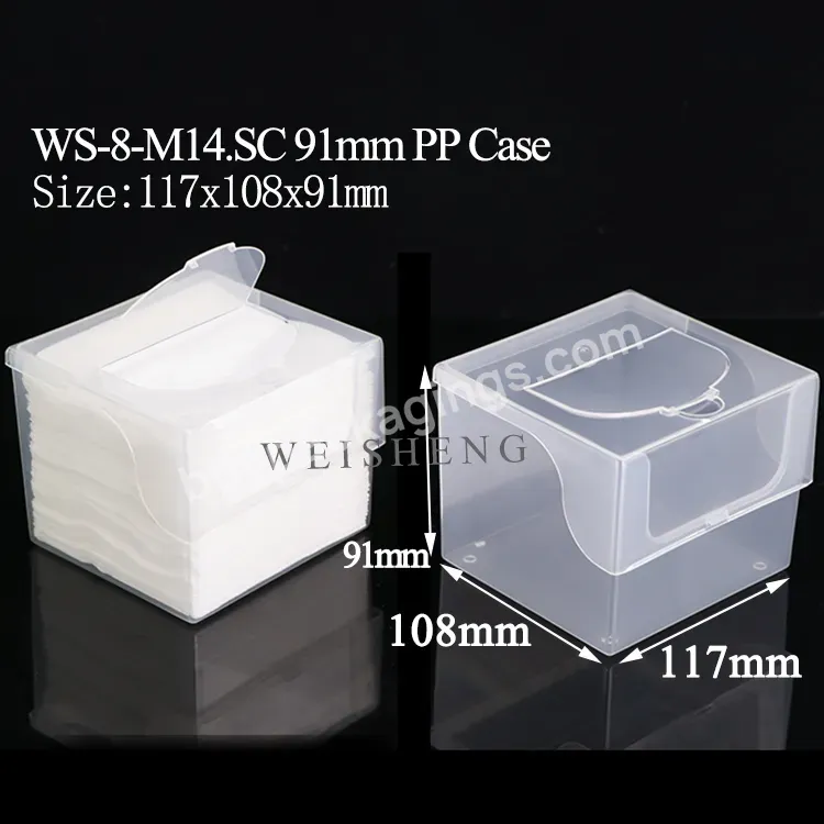 Oem Cotton Tissues Cotton Pad Container Facial Tissues Box Beauty Tool Cosmetic Cotton Makeup Remover Pads Case