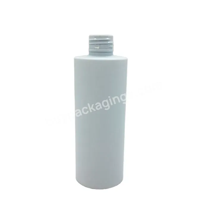 Oem Custom 100% Pure Material 60 Ml To 1000 Ml Cylinder Shape Flat Shoulder Pet Cosmetic Perfume Lotion Bottle